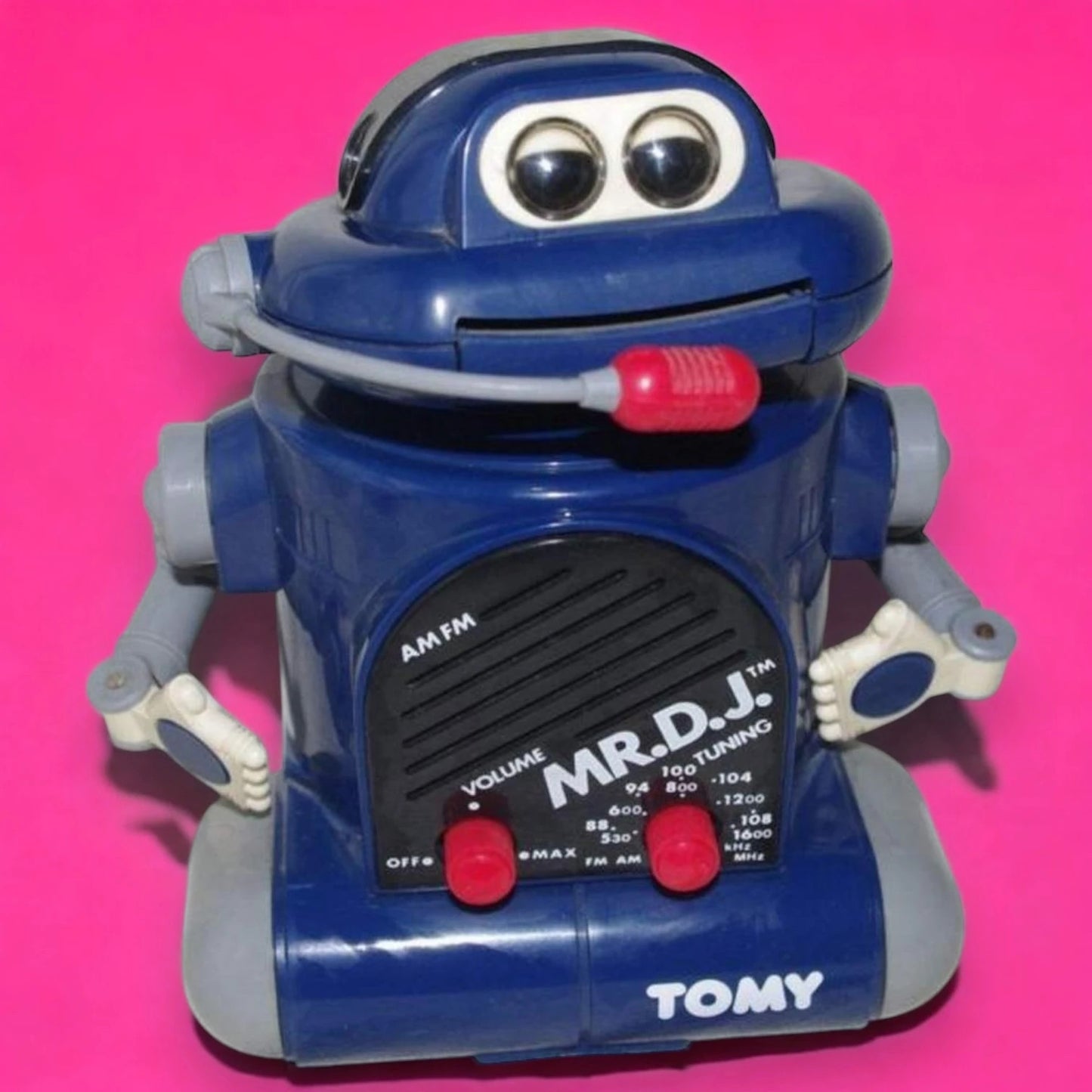 Vintage 1980s TOMY Robot Radio