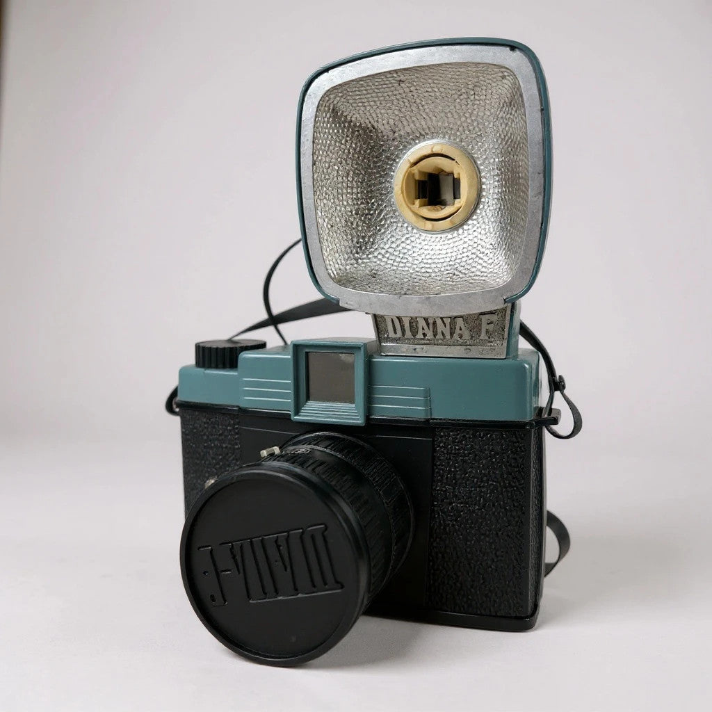 Vintage Diana F Camera with Flash – 1960s Hong Kong Medium Format