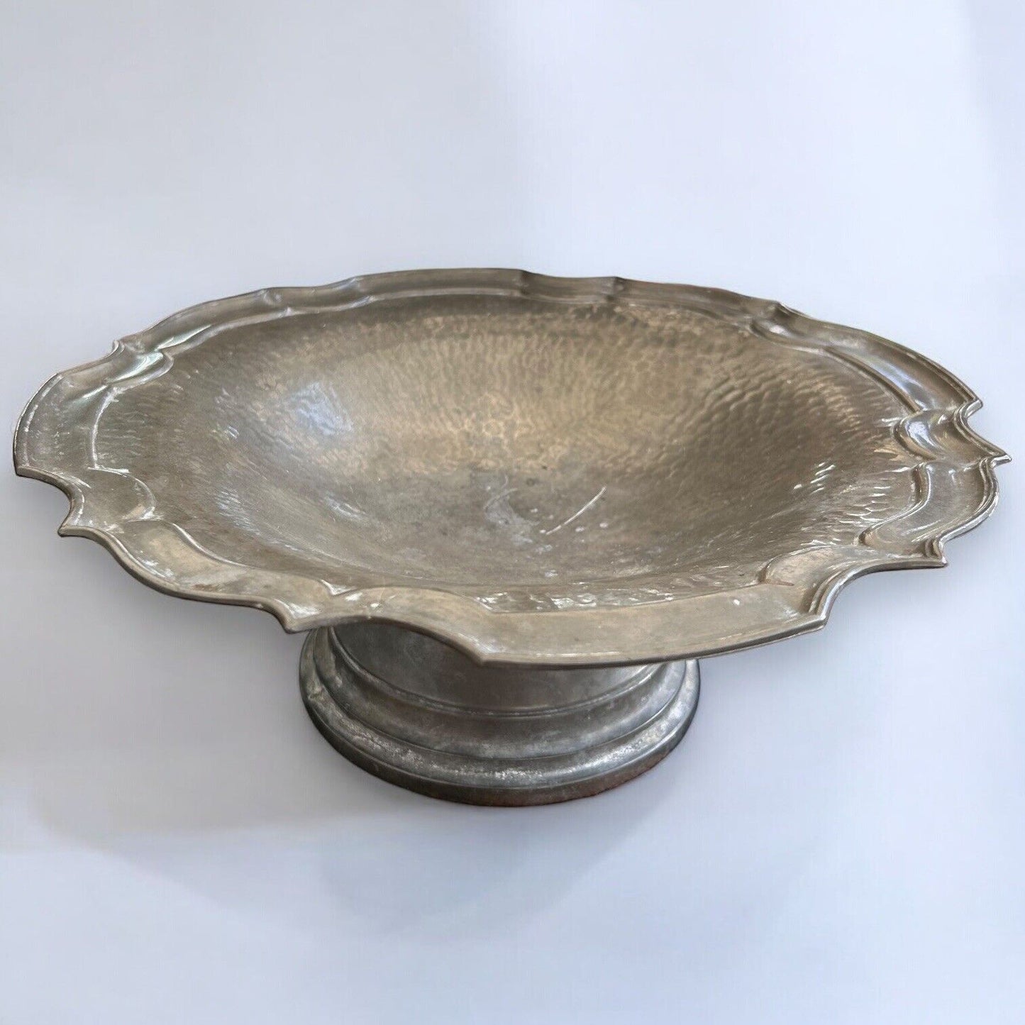 Art Nouveau Musical Pewter Dish