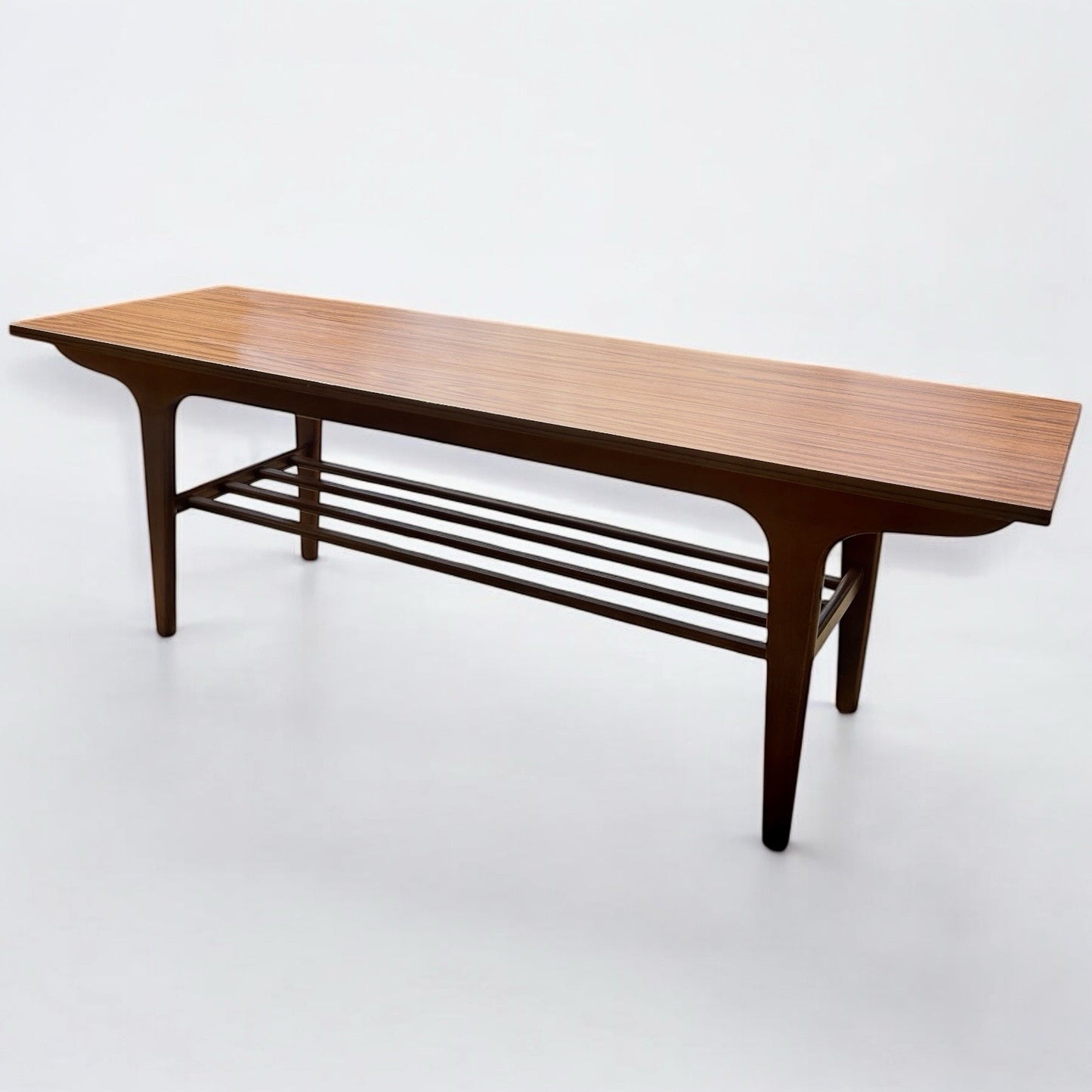 Mid Century Teak Formica Coffee Table