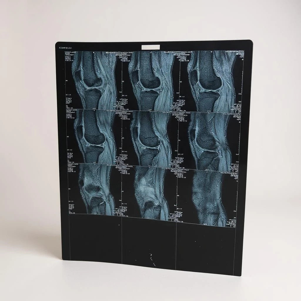 Vintage Knee X-Ray Film – Authentic Medical Imaging Print