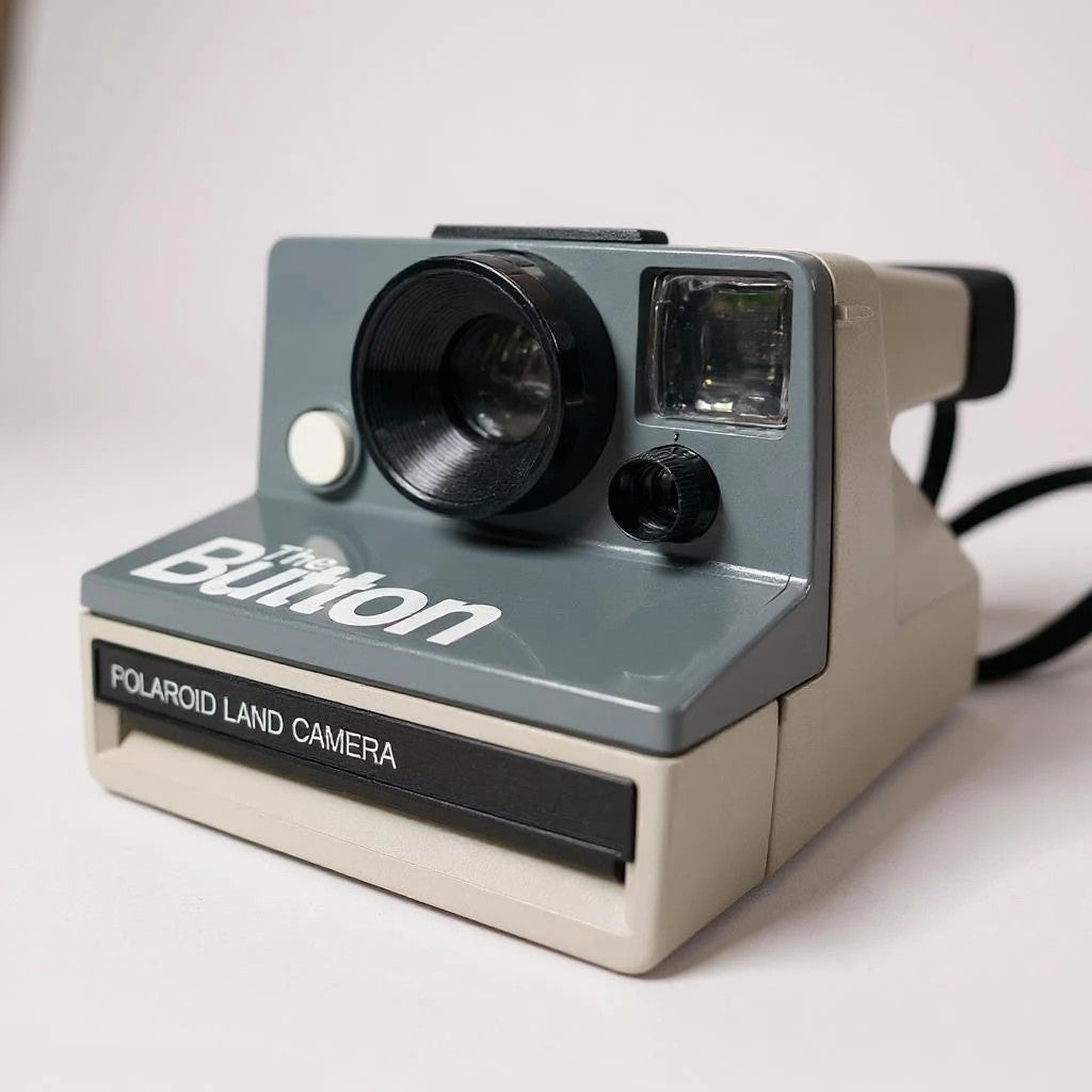 Vintage 80s Polaroid the Button Instant Film Camera