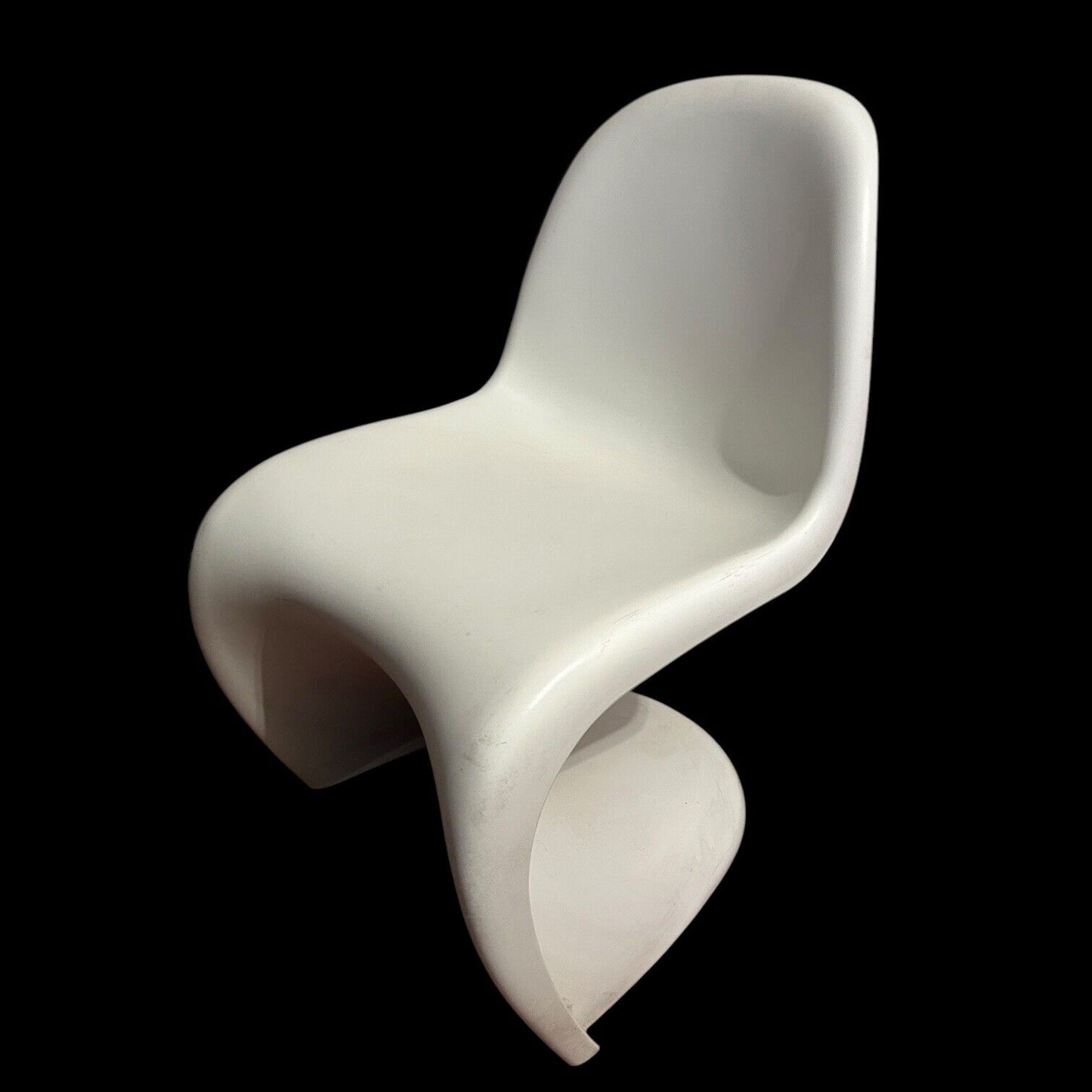 vintage vitra white verner panton chair