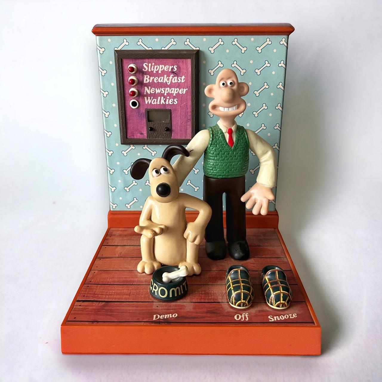 Vintage 90s Wallace and Gromit Alarm Clock