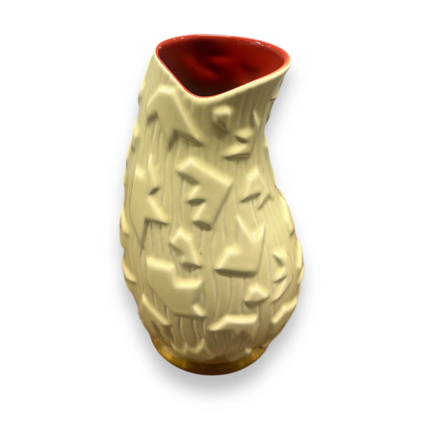 Vintage 1950s Crown Devon Abstract Vase