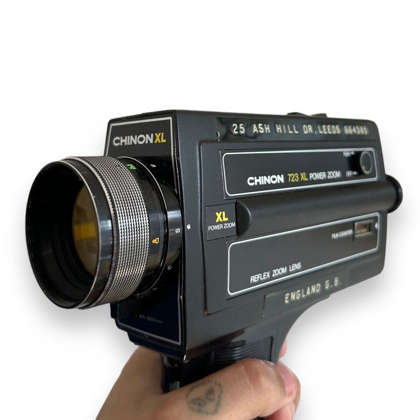 Vintage 1970s Chinon 723 Super 8 Movie Camera