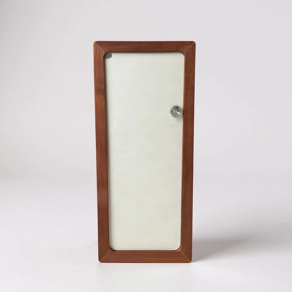 Mid Century modern long danish teak wood mirror