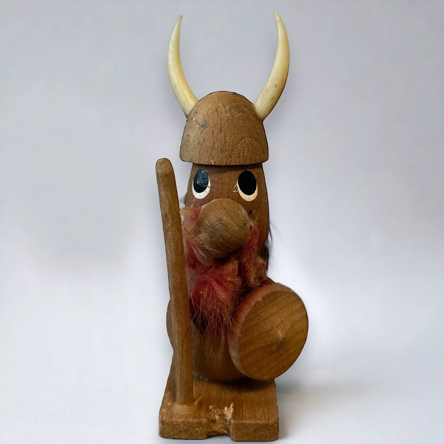 Mid centuries Danish Viking teak wood figure