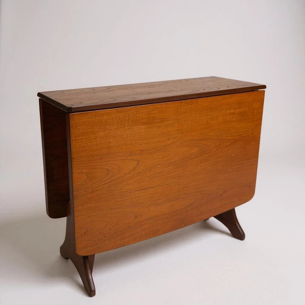 Mid Century Modern G Plan Drop Leaf Extending Dining Table