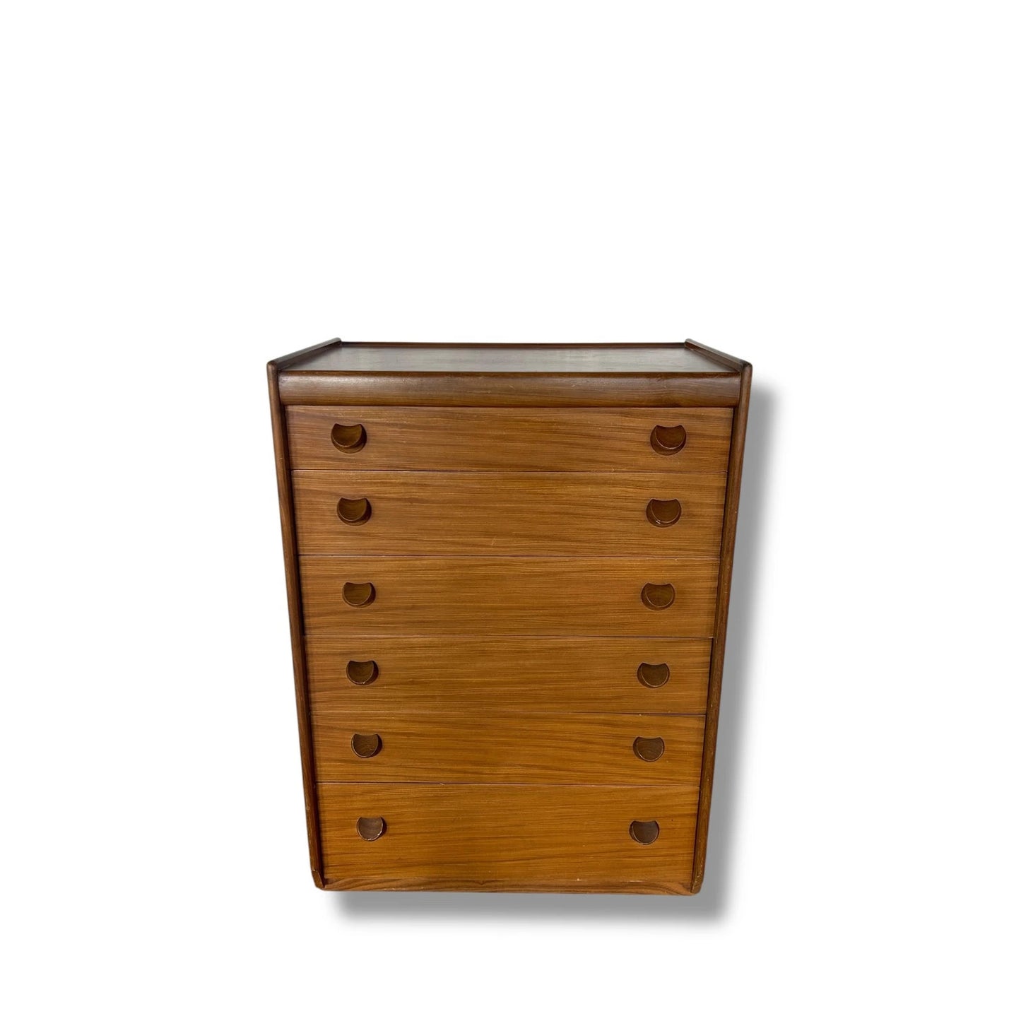 Mid Century Modern Tallboy Chest of Drawers by White & Newton