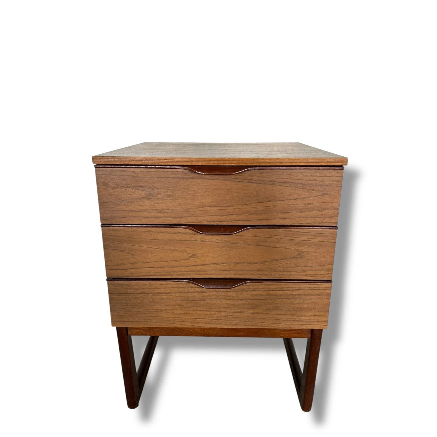 Mid Century Modern Europa Chest of Drawers – Vintage 1960s Teak Bedroom Storage