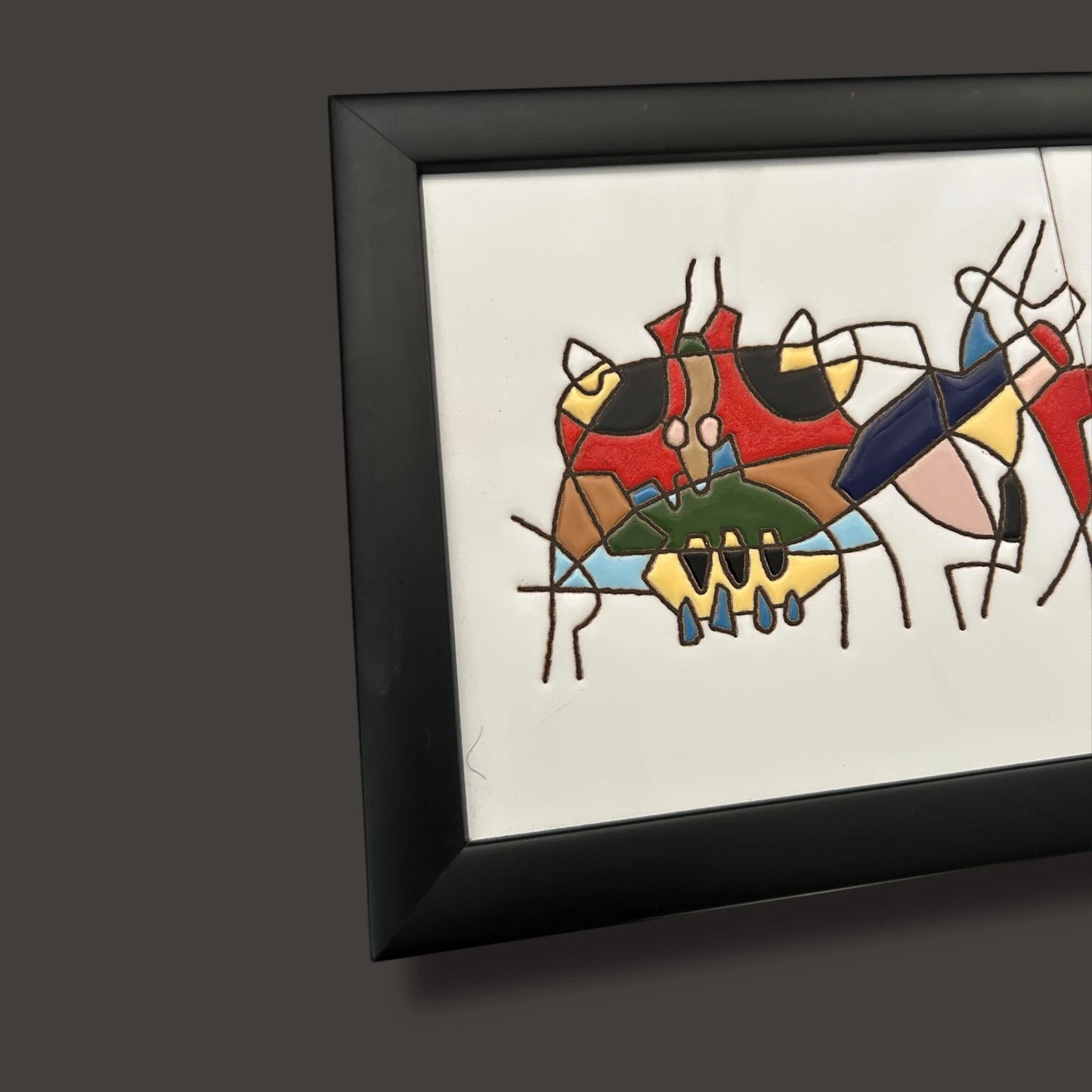 César Manrique, Abstract Artwork, 1970s, Ceramic vintage