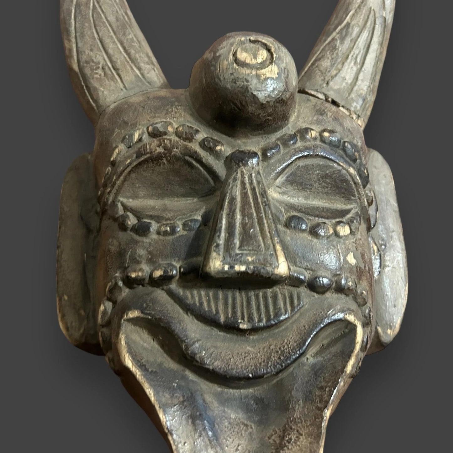 Vintage 1970s Demon Wall Mask