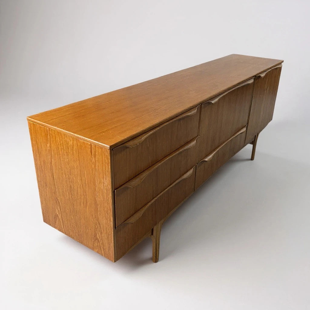 Mid-Century Modern Sutcliffe of Todmorden Teak Sideboard Cabinet Credenza