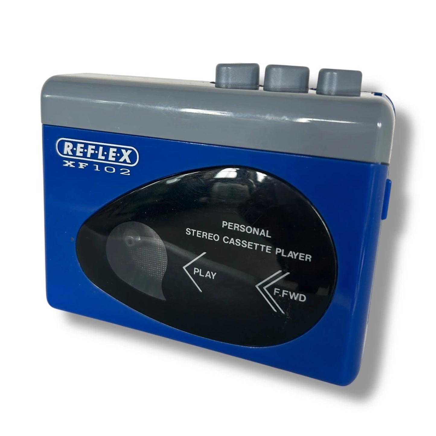 Vintage 90s Blue Cassette Tape Player Walkman