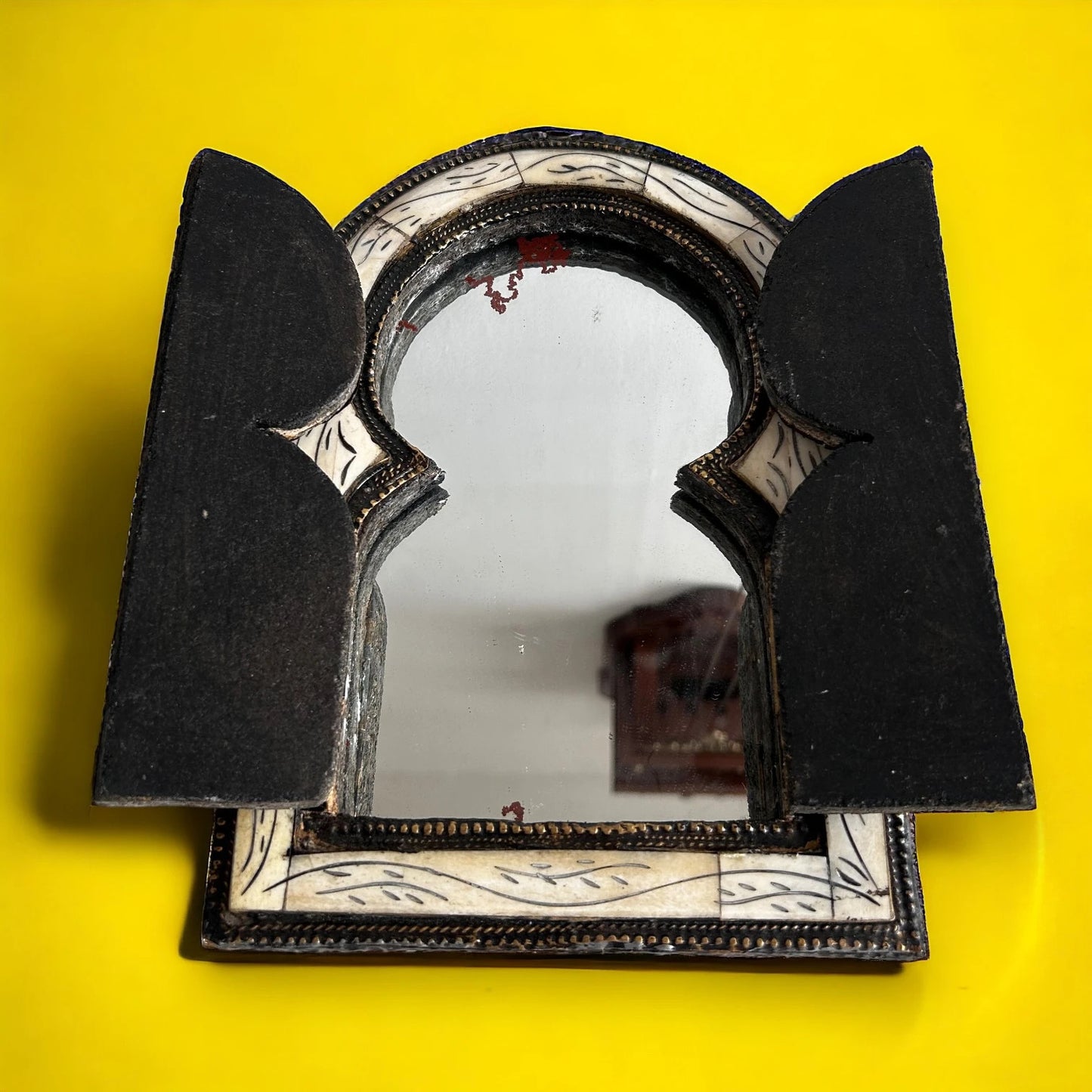 Vintage 1970s Moroccan Window Mirror