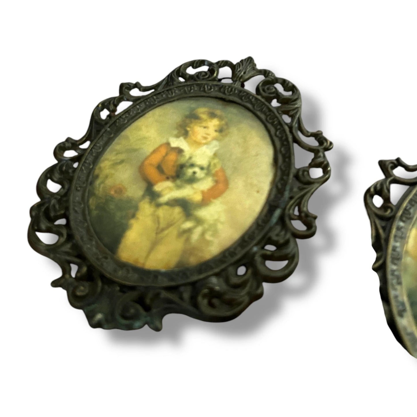 Vintage Set of Two Italian Gilt Frames