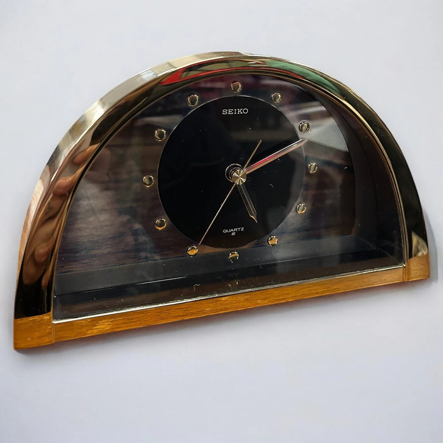 Vintage 1970s Seiko Transparent Clock