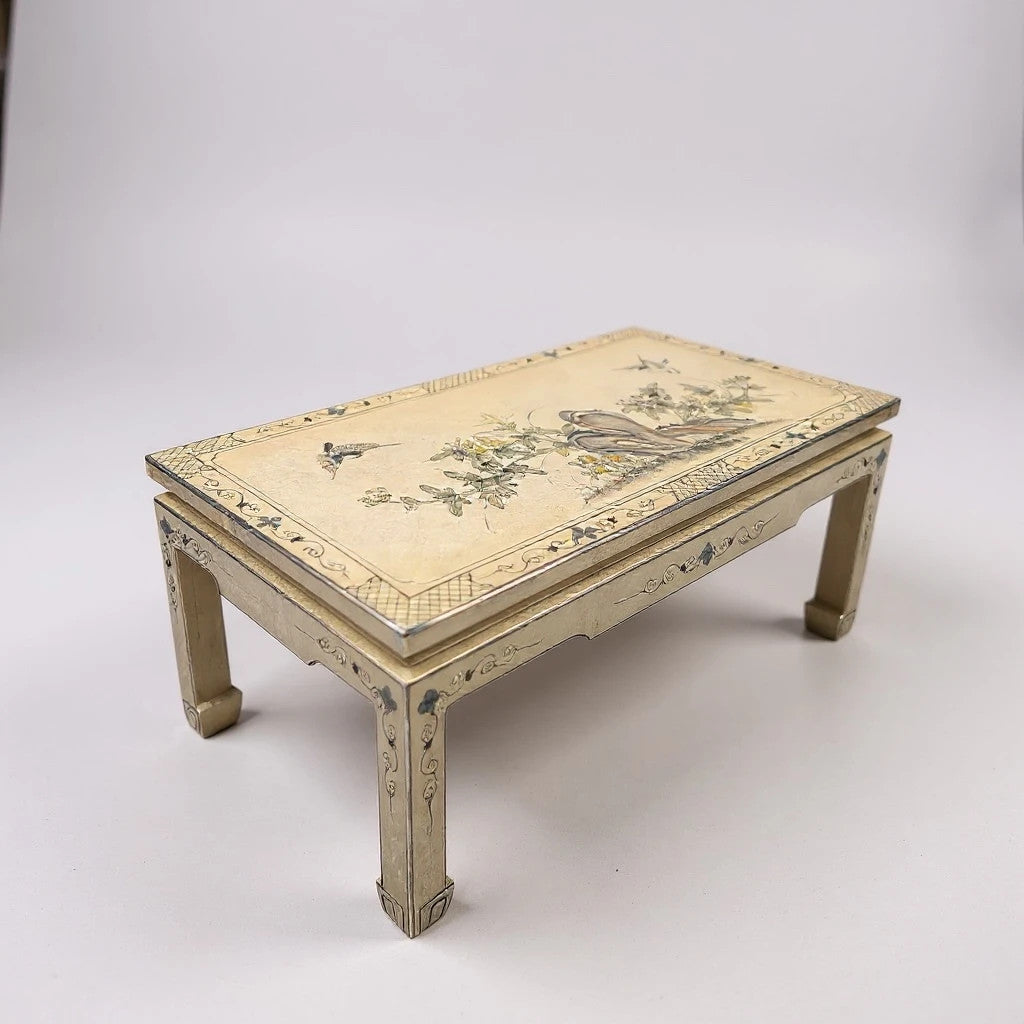 Vintage Chinese Hardwood Coffee Table – Handcrafted Oriental Design
