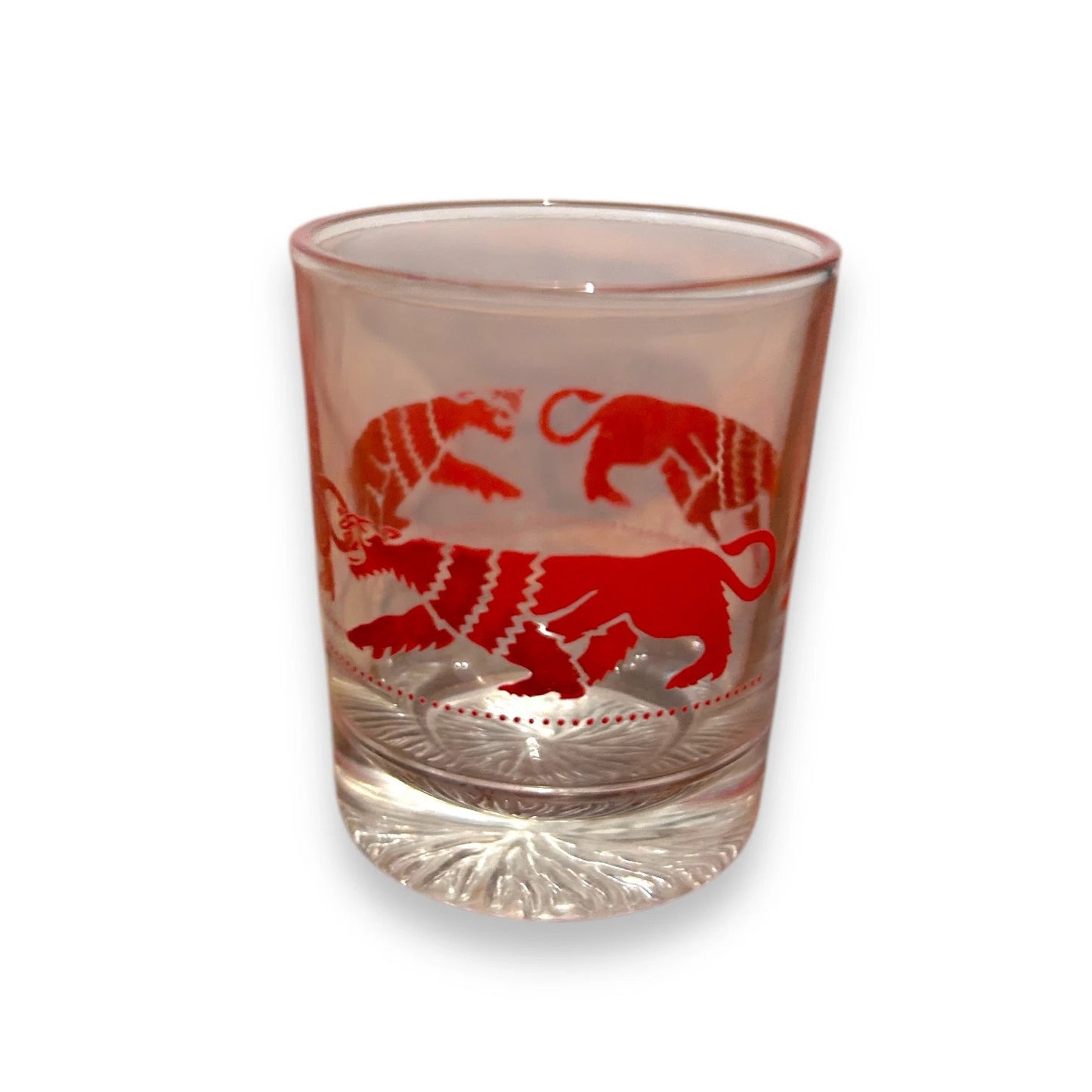 Vintage 80s Red Bull Shot Glass
