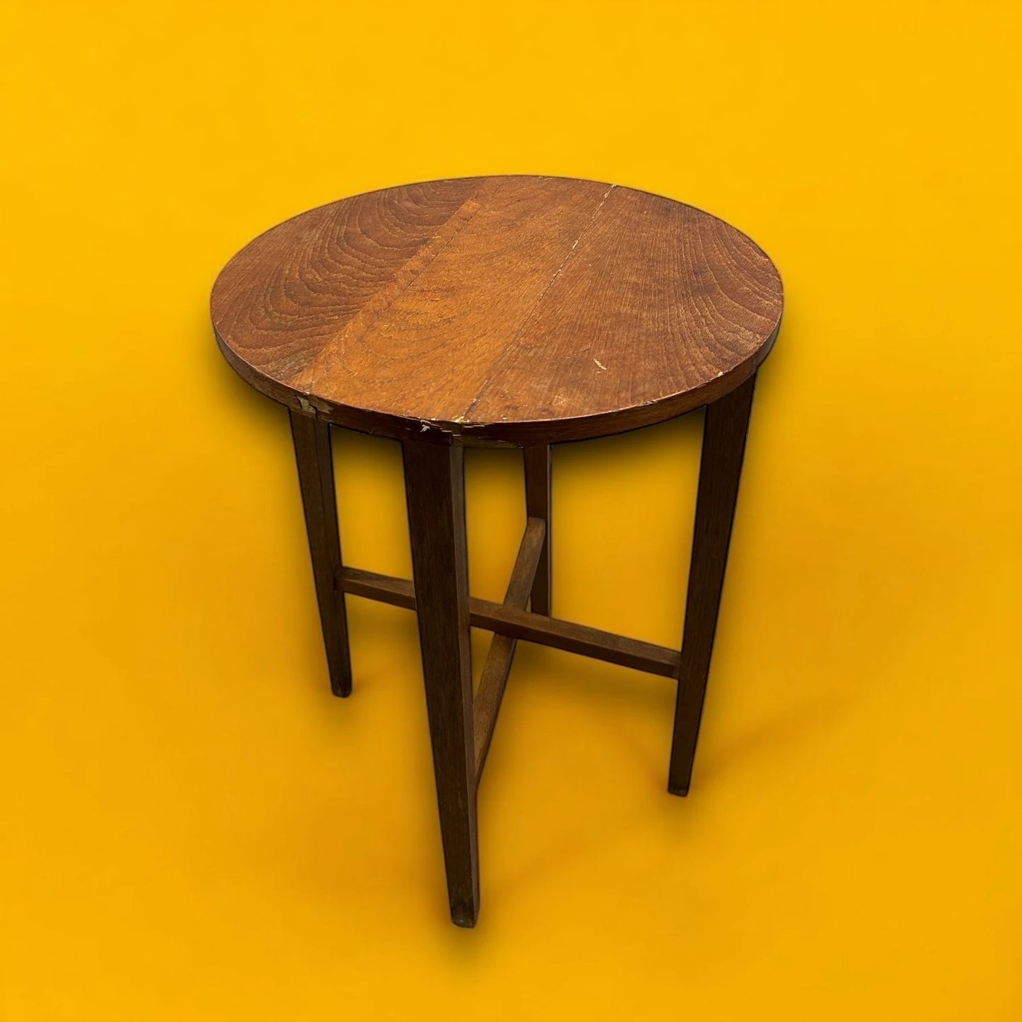 Mid Century Mini Teak Folding Table