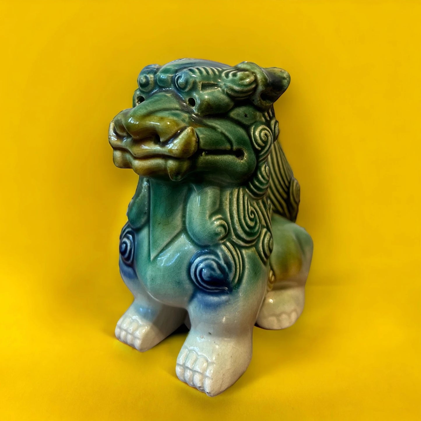 Vintage 1960s Ceramic Foo Dog