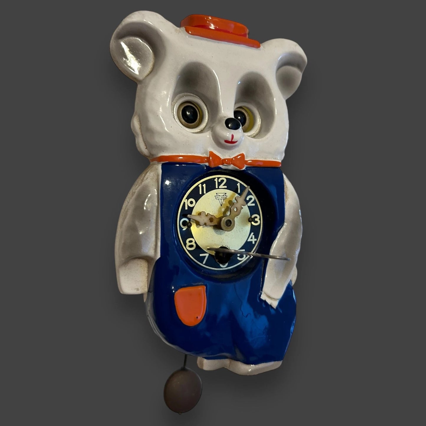 Mid Century Japanese Mi Ken Wall Clock