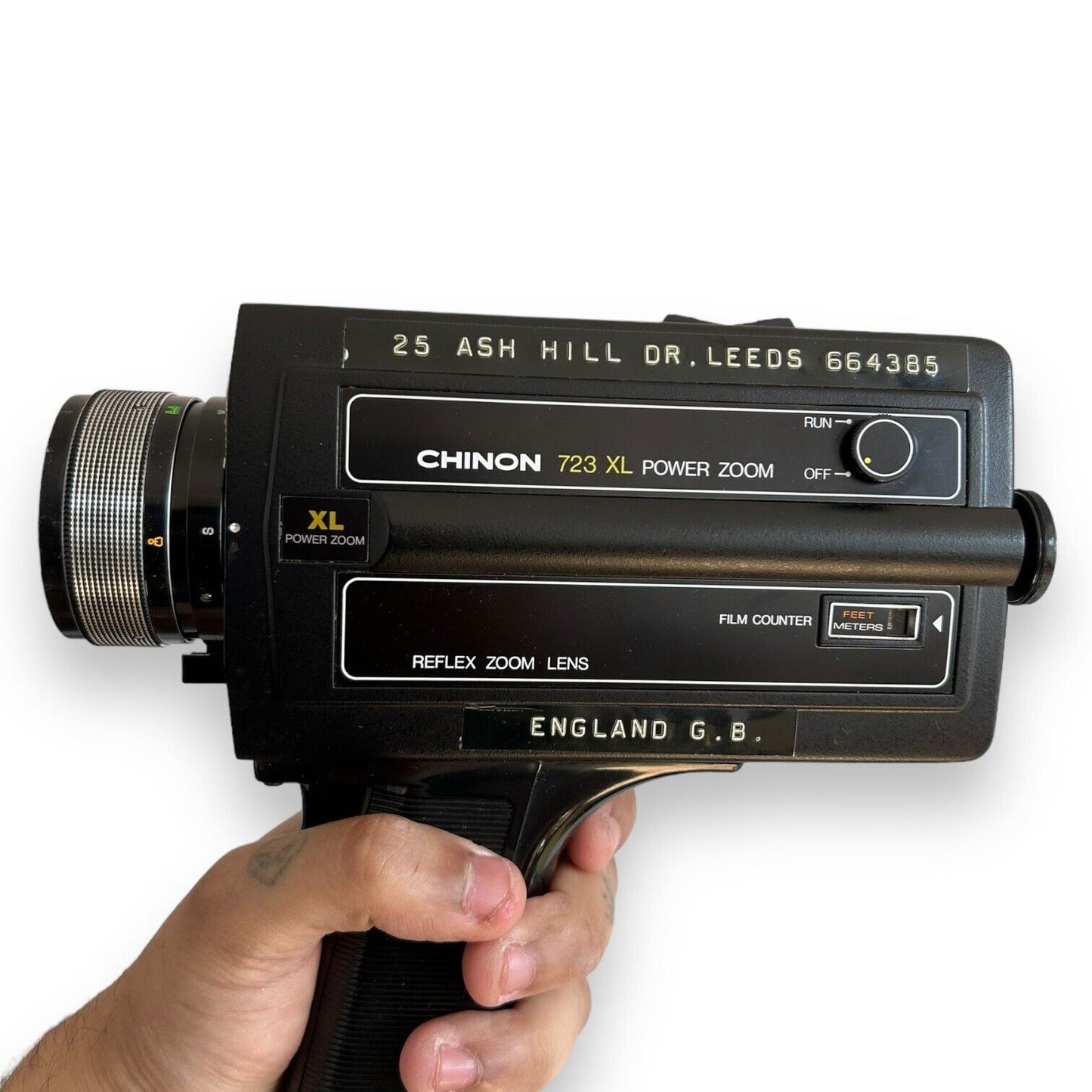 Vintage 1970s Chinon 723 Super 8 Movie Camera