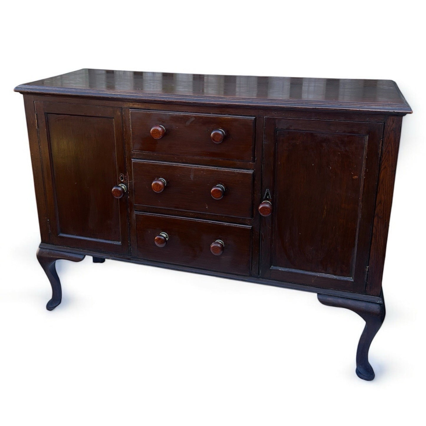 Mid Century French Mahogany Sideboard