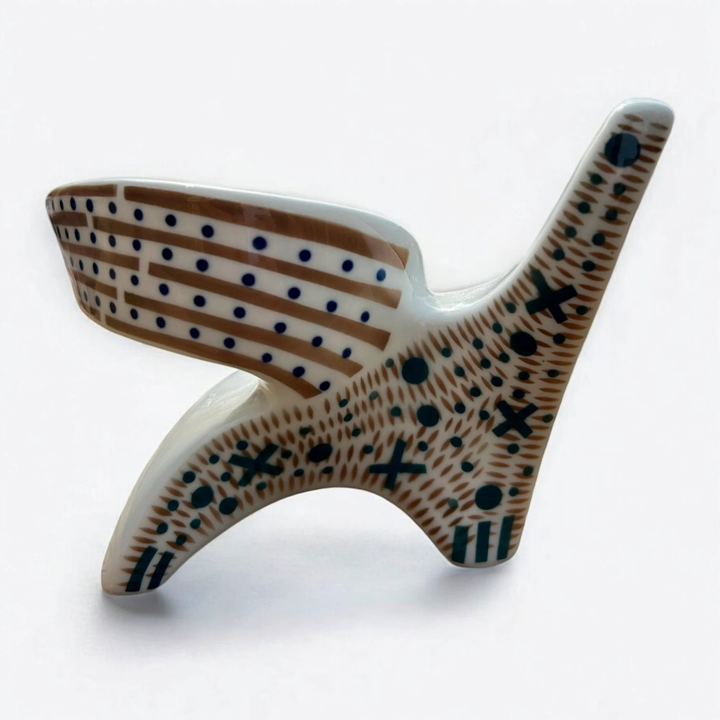Mid Century Spanish Sargadelos Ceramic Art Sculpture