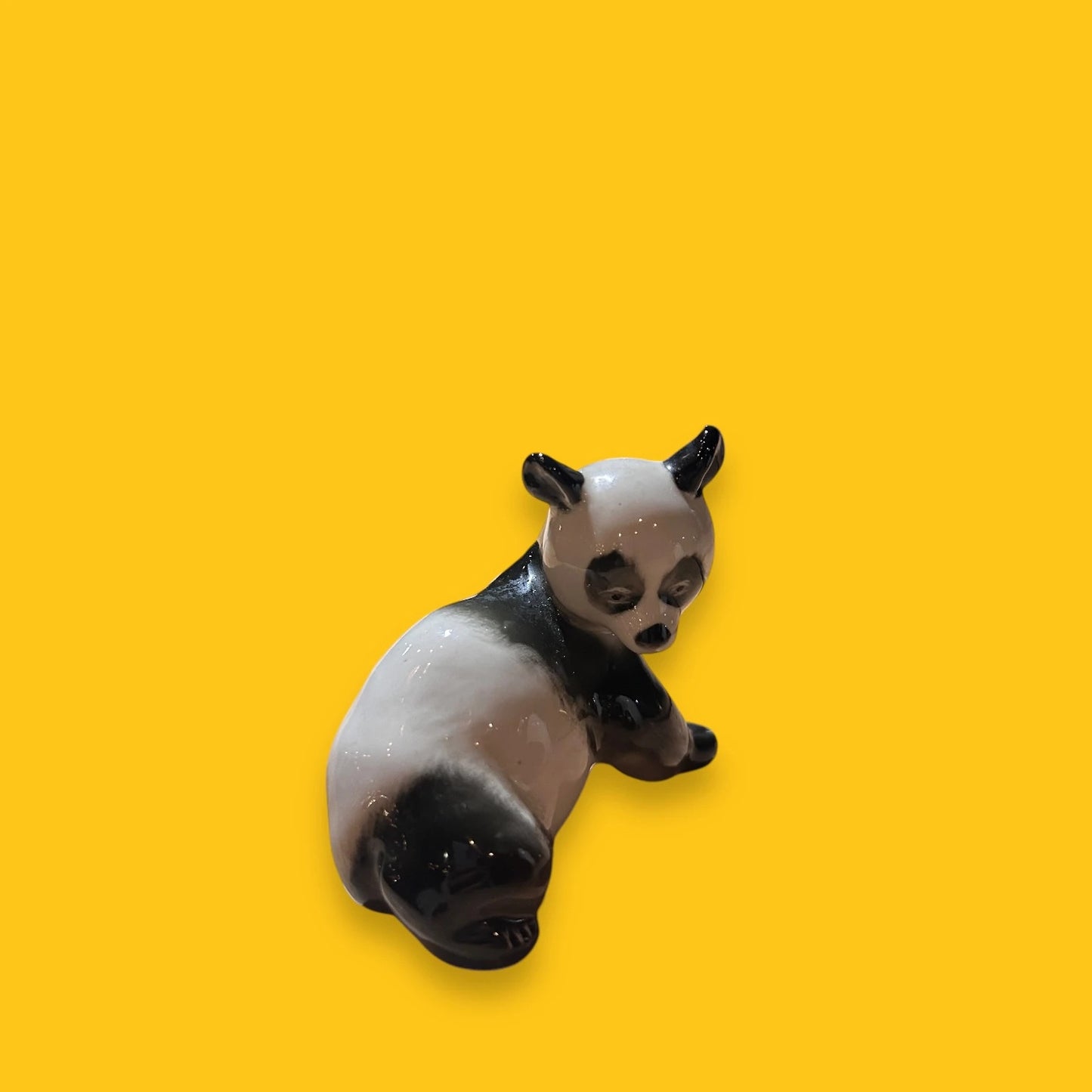 Vintage 90s Ceramic Russian Panda