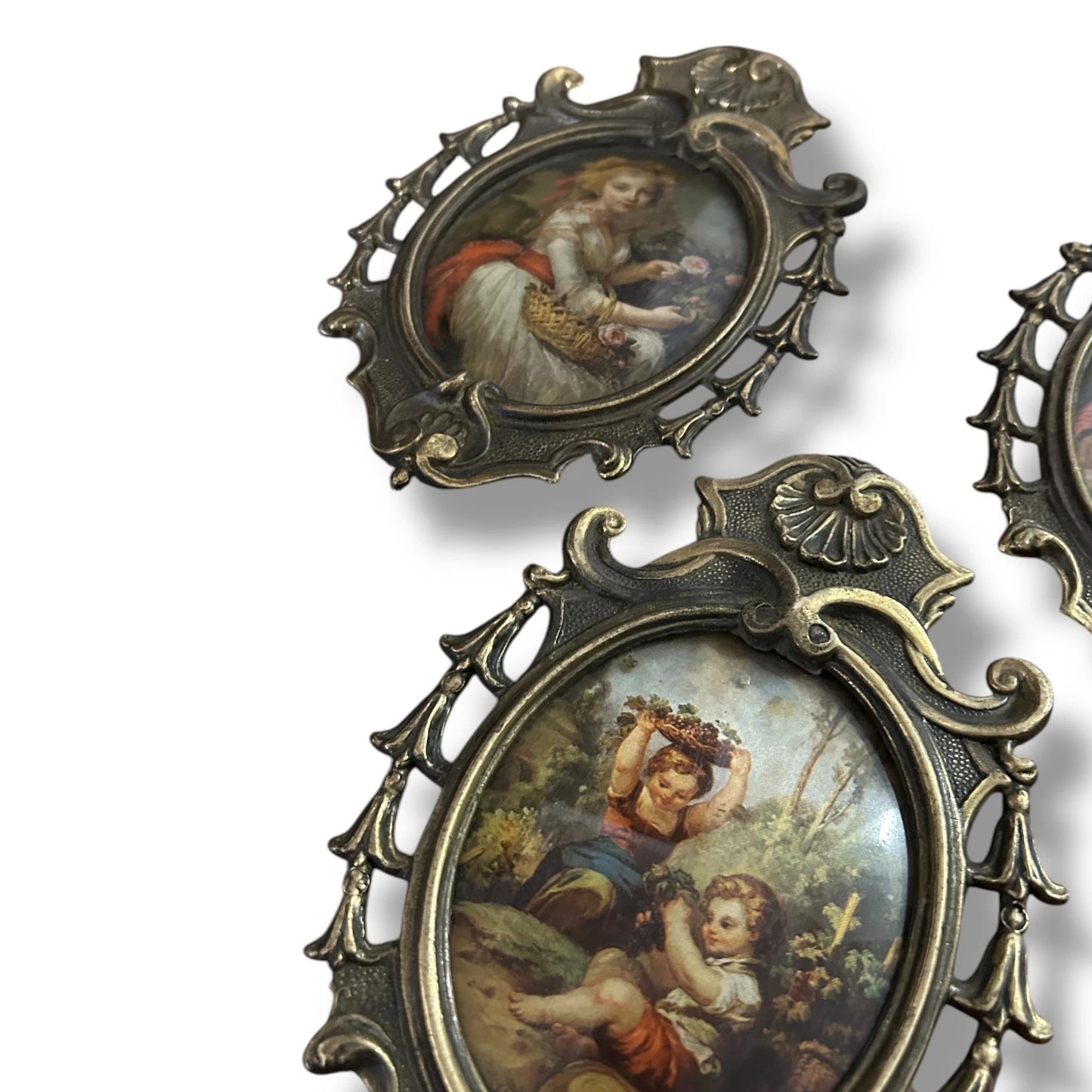 Mid Century Set of Three Victorian Gilt Frames