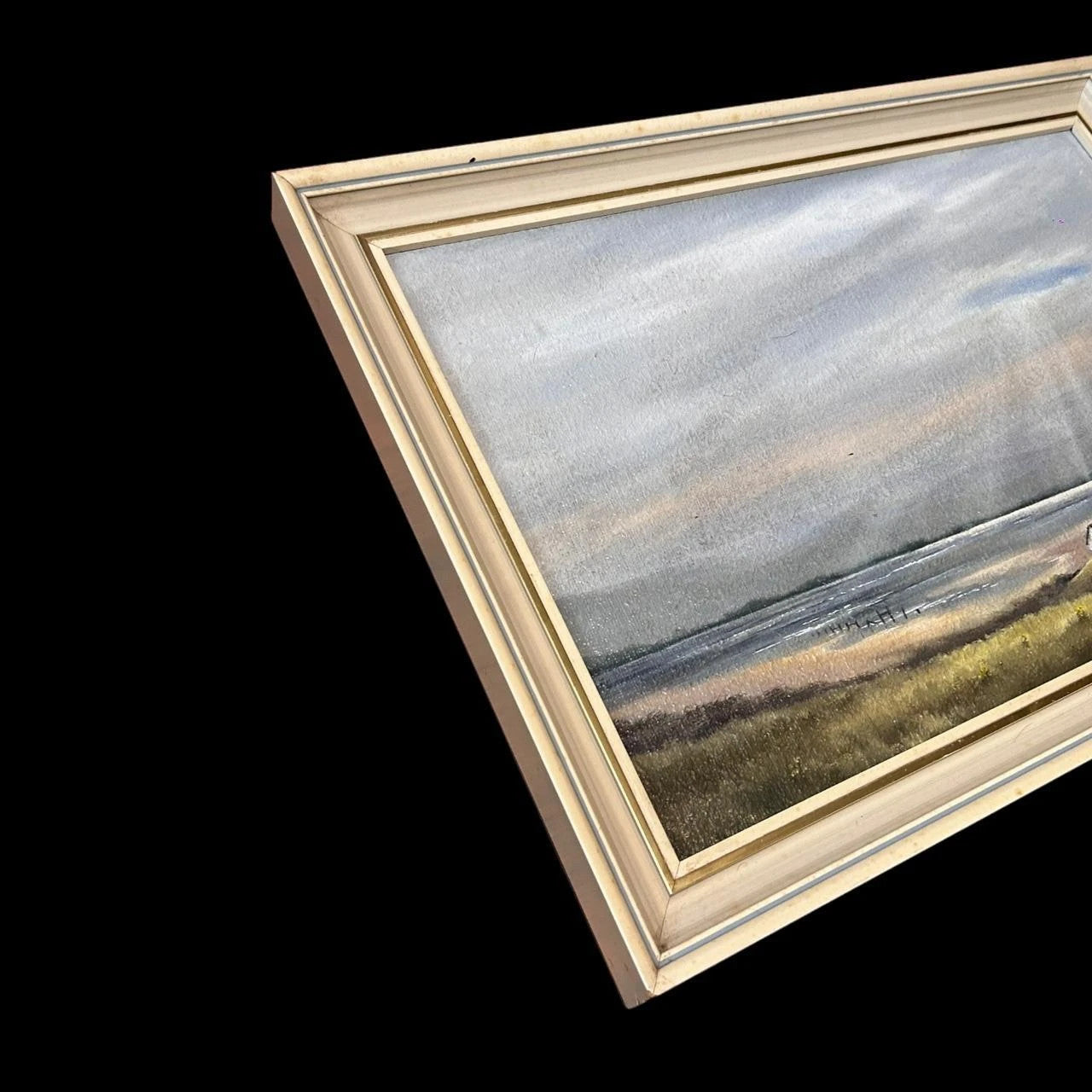 Vintage 1970s Nature Landscape Framed Picture