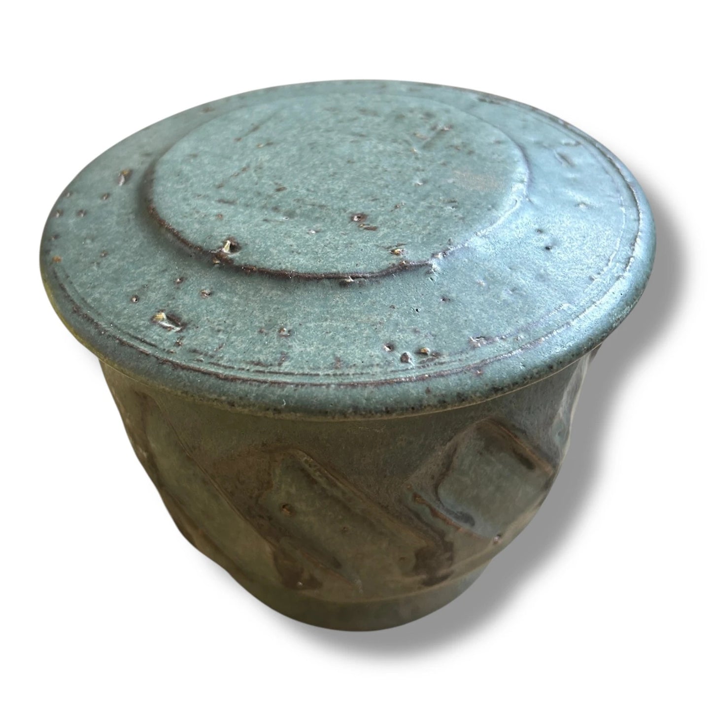 Vintage Studio Pottery by Averil Ainley Lidded Planter Pot