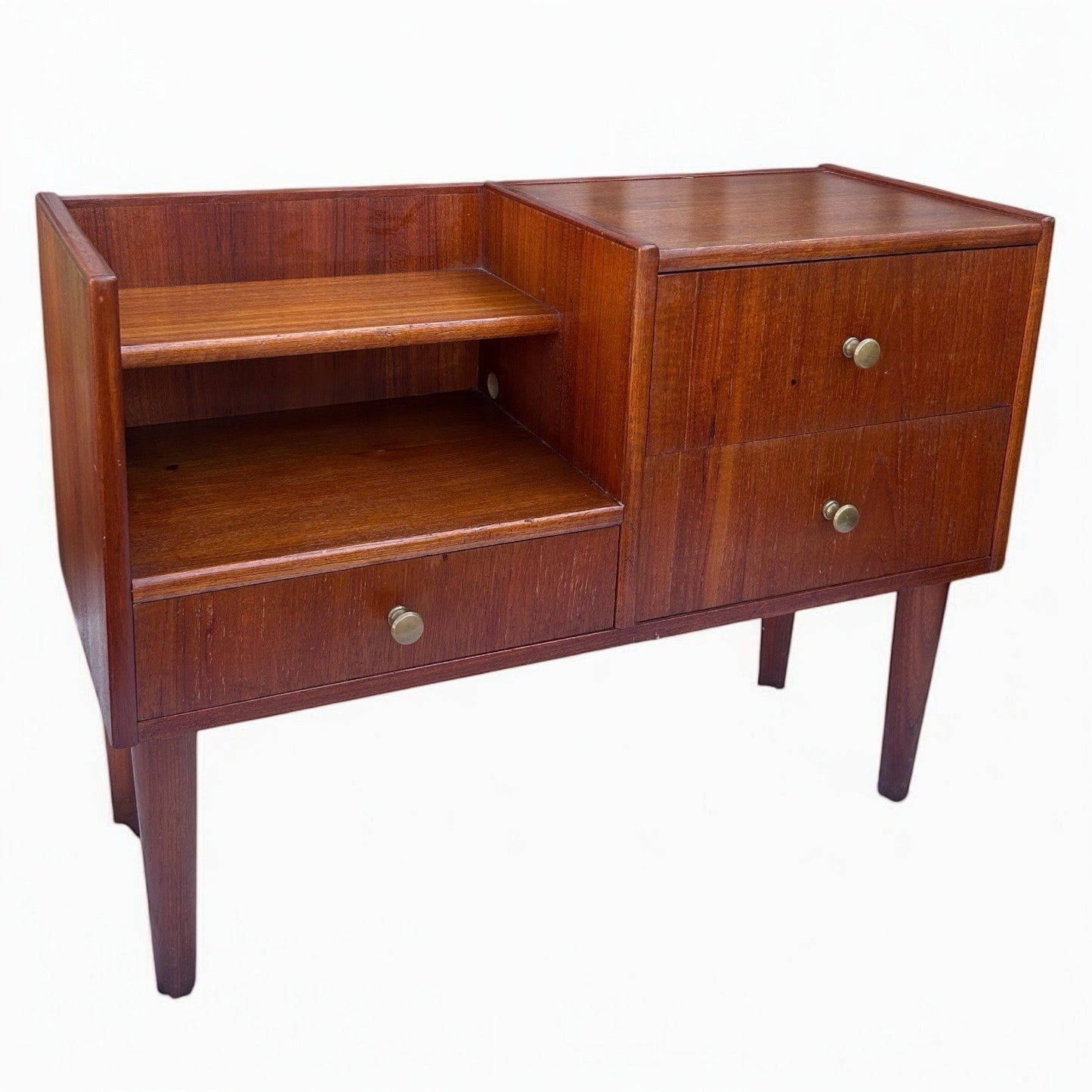 Mid Century Danish Teak Telephone Table