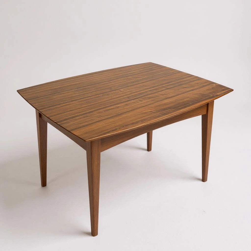 Mid Century Modern Mahogany Wood Extending Table