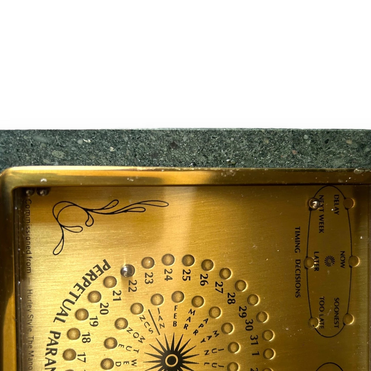 Vintage 1970s Paranoid Perpetual Calendar