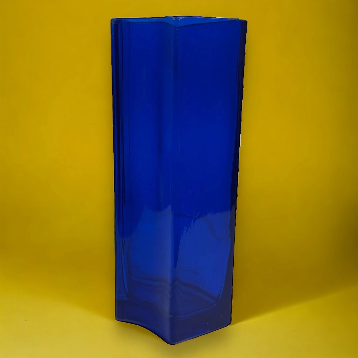 Vintage 90s Ikea Cobalt Blue Glass Vase