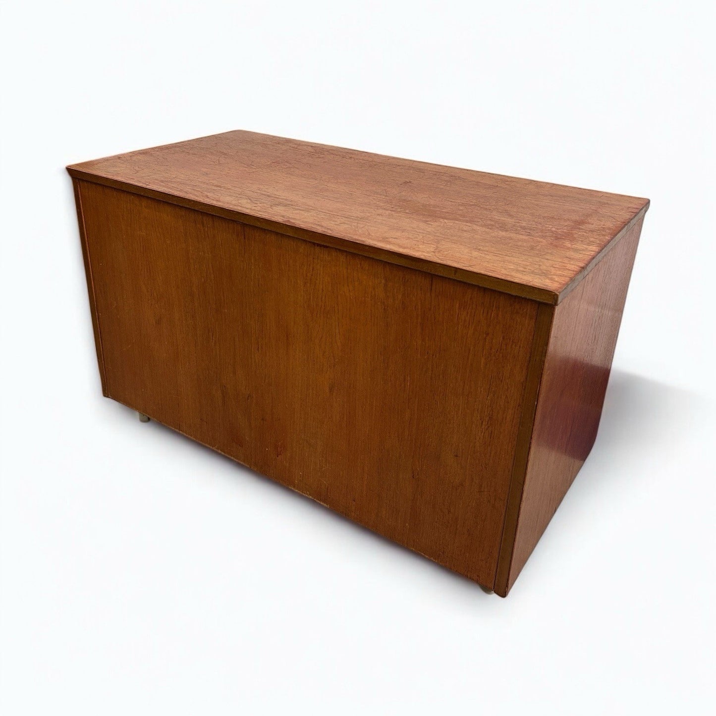Mid Century Teak Wood Storage Blanket Box