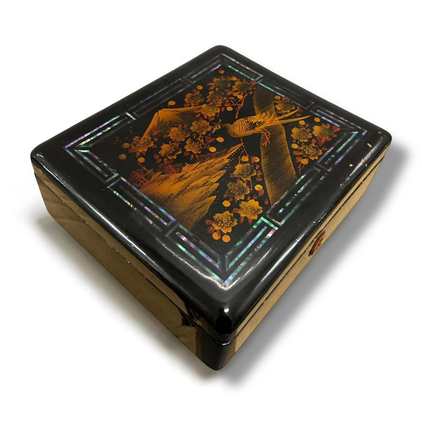 Mid-Century Japanese Lacquered Jewellery Box