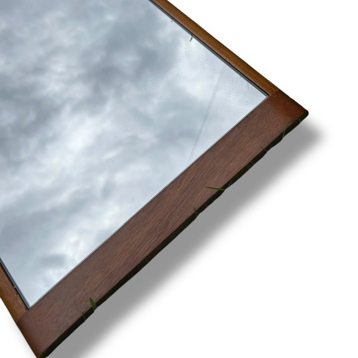 Mid Century Danish Teak Wood Mirror