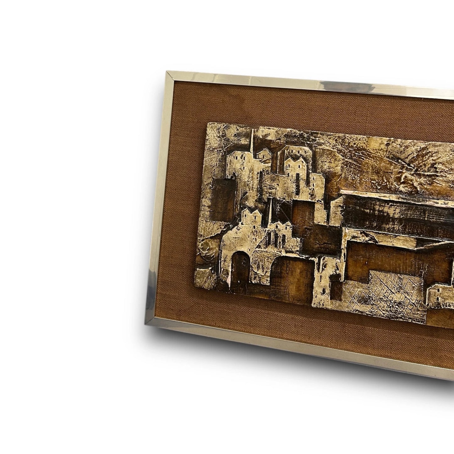 Mid Century Cyril Barnes Brutalist Abstract Painting