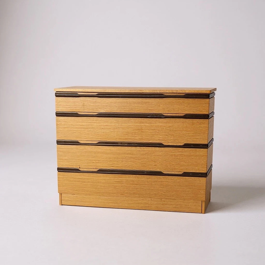 Mid Century Avalon Teak Chest of Drawers – 4 Drawer Vintage Dresser