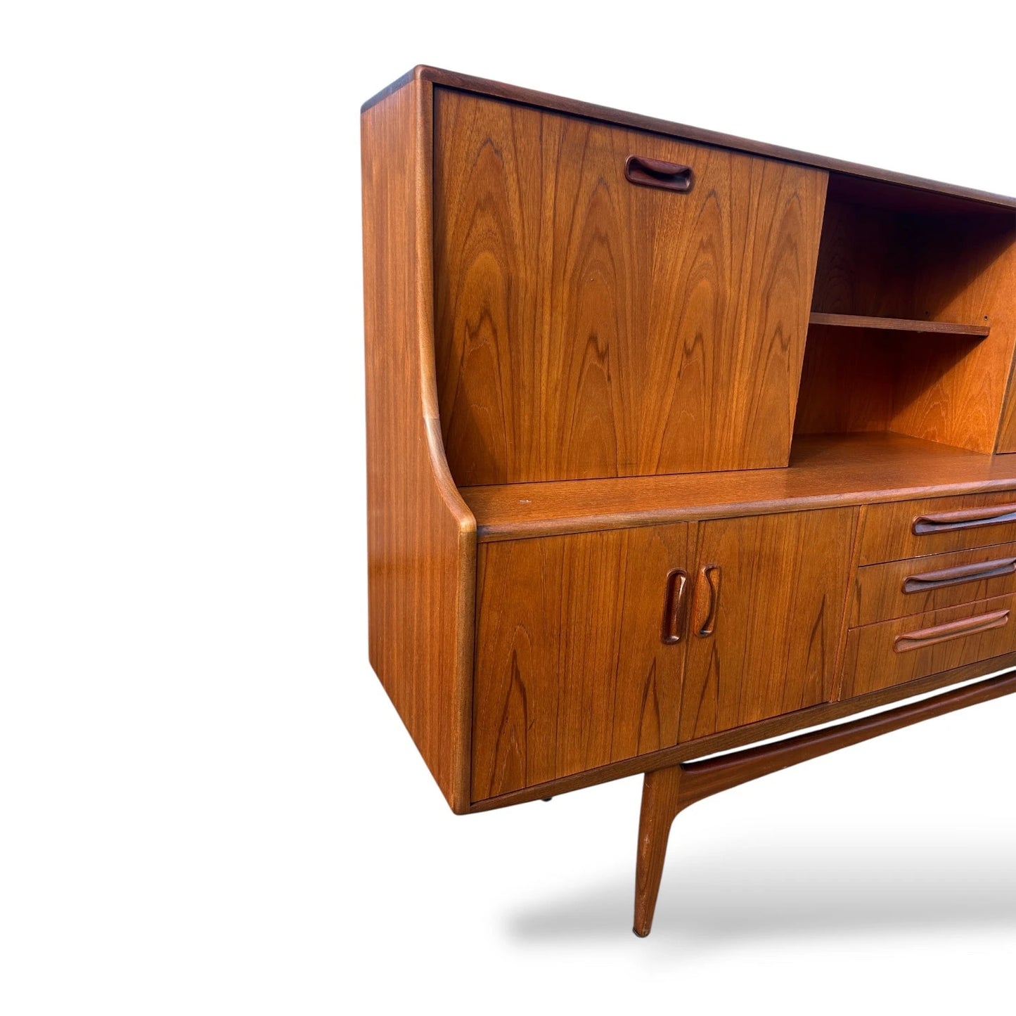 G Plan Fresco High Sideboard – Mid Century Modern Teak Cabinet