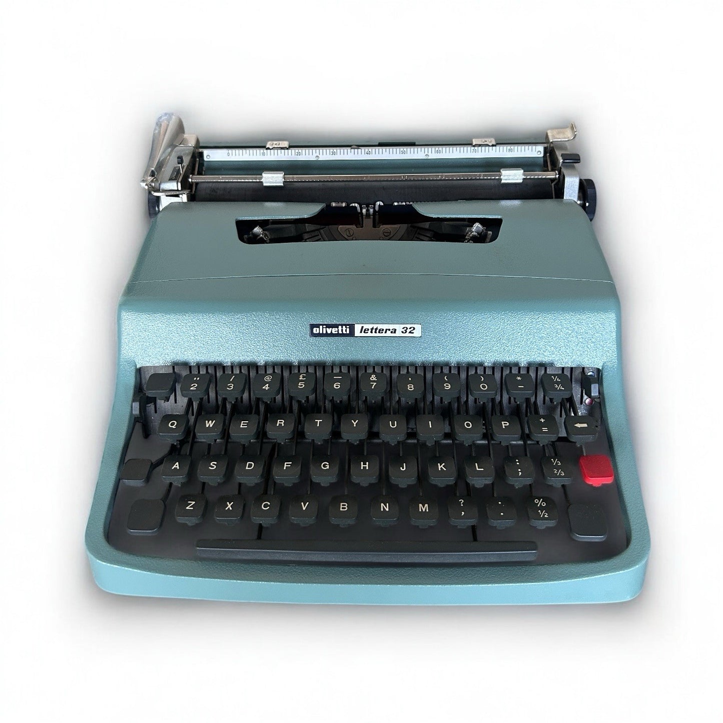 Mid Century Olivetti Lettera 32 Portable Typewriter