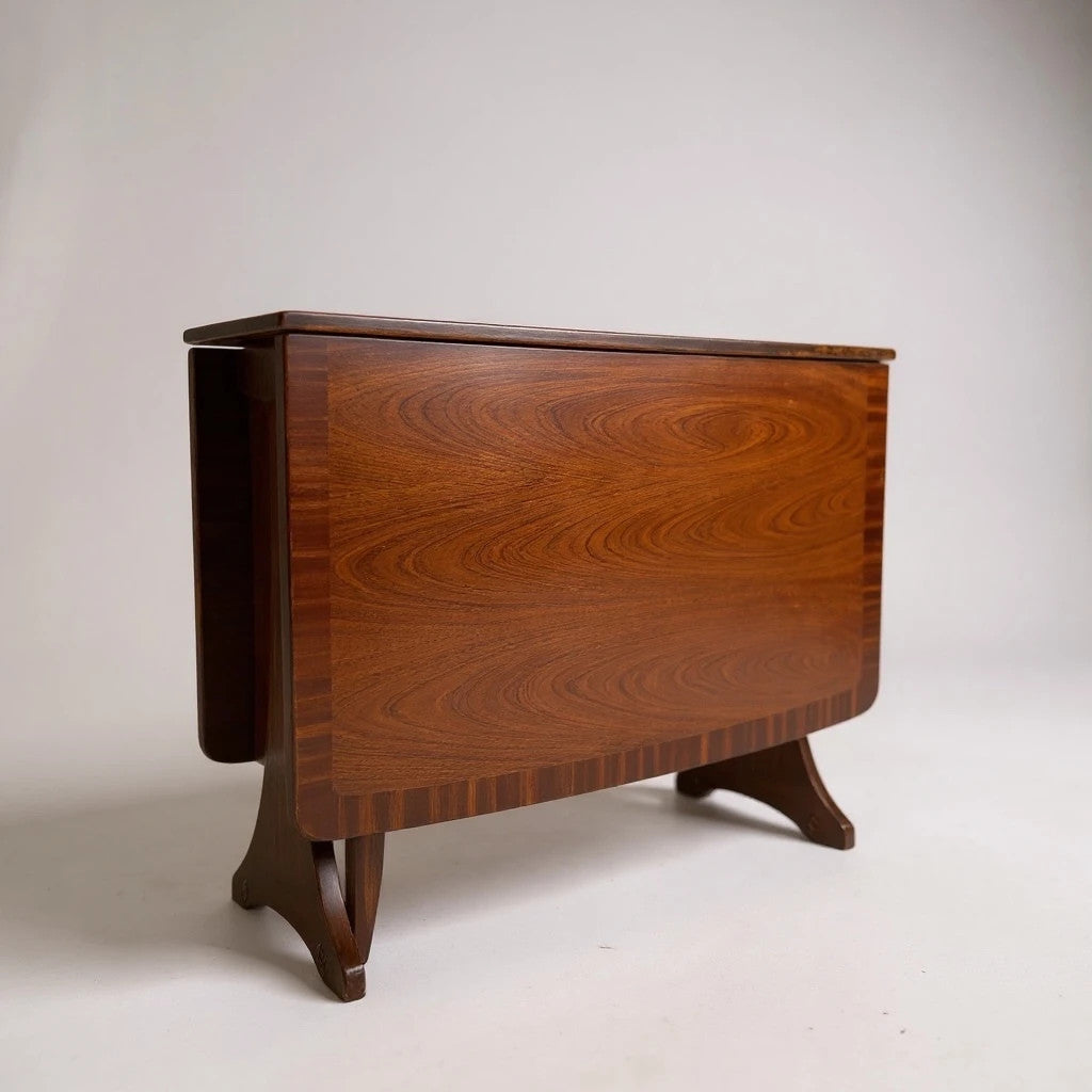 Mid Century G Plan Drop Leaf Dining Table, Teak Folding Kitchen Table