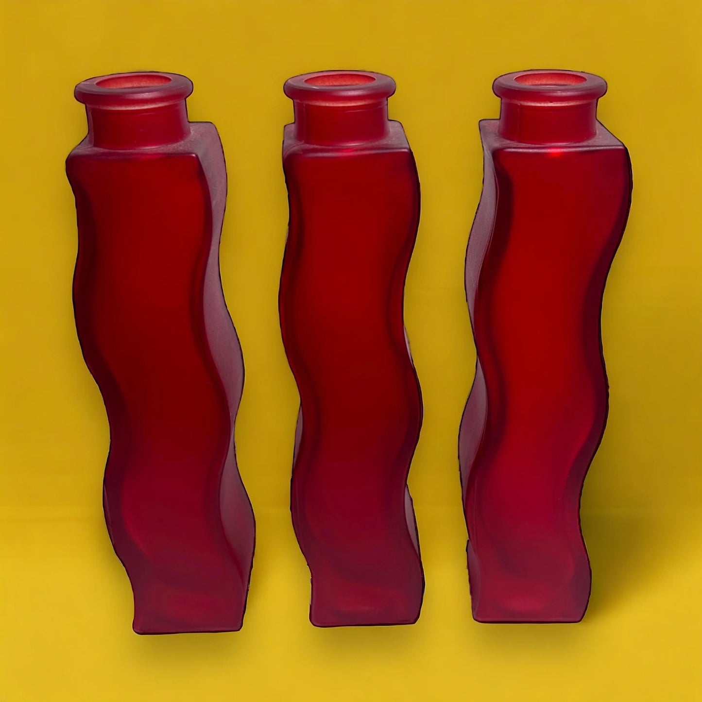 Vintage 90s Ikea Squiggle Vase Set