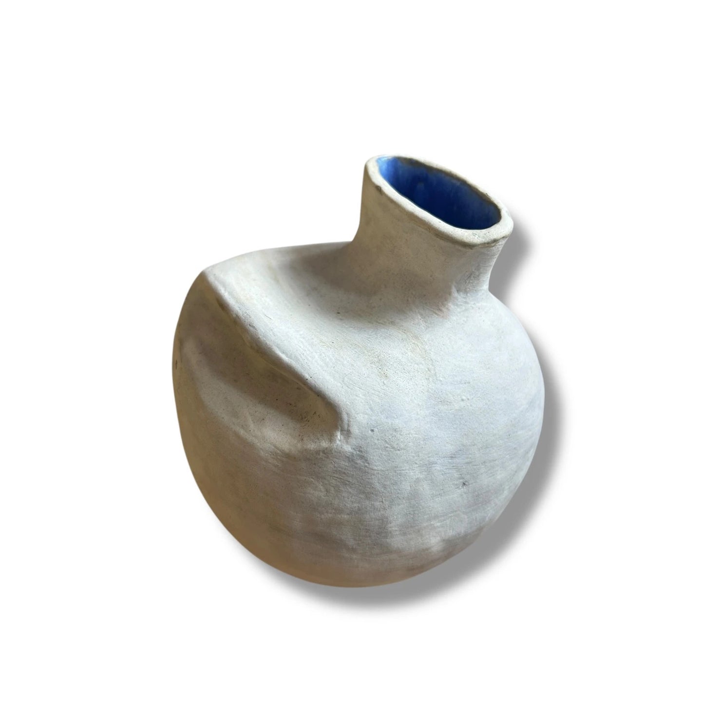 Mid Century Vintage Studio Pottery by Averil Ainley Urn Shaped Brutalist Vase