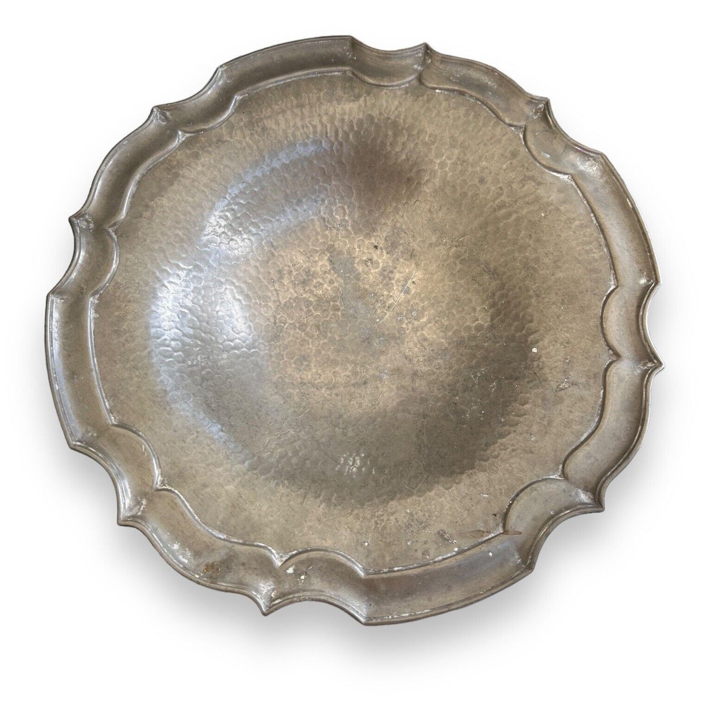 Art Nouveau Musical Pewter Dish