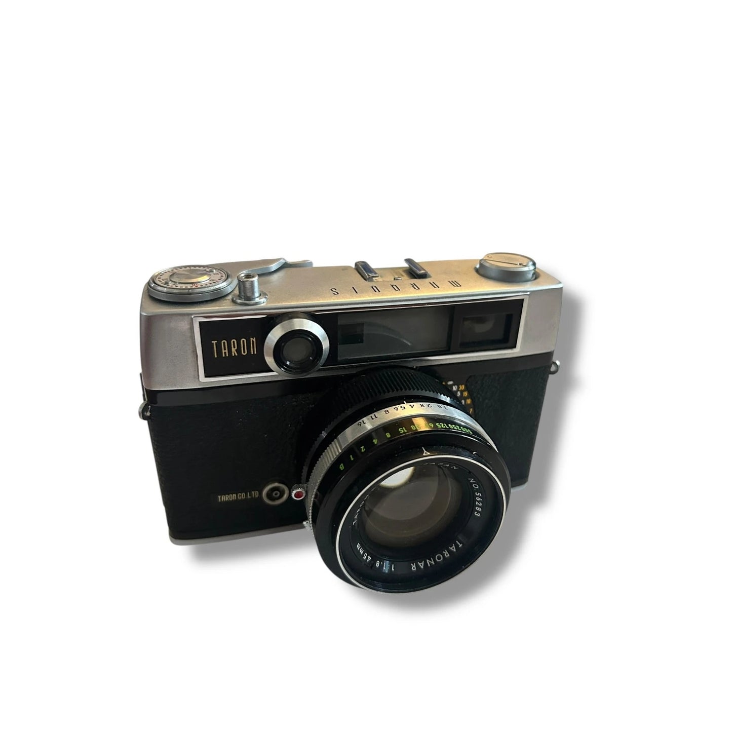 Vintage 1970s Taron 35mm Film Camera | Retro Japanese Rangefinder